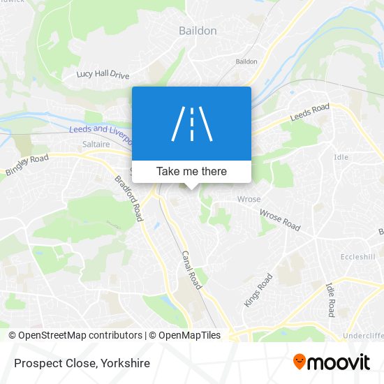 Prospect Close map