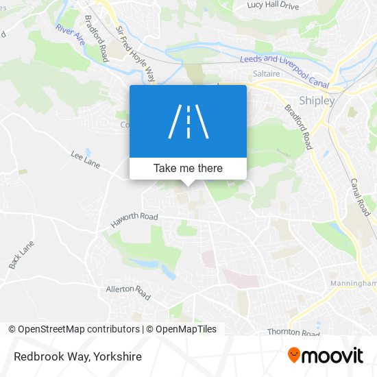 Redbrook Way map