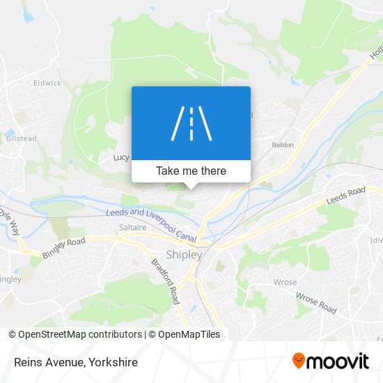 Reins Avenue map