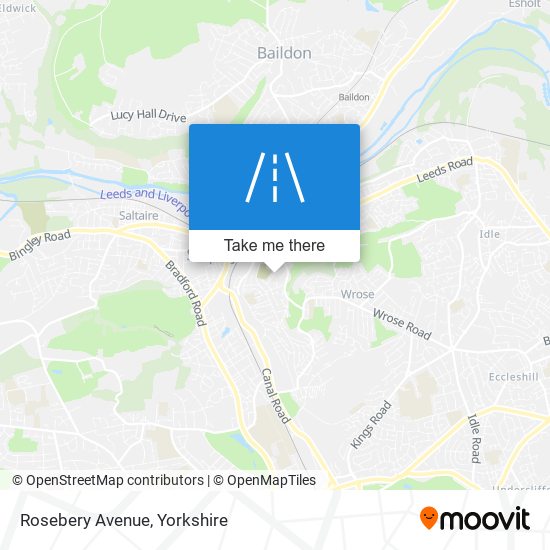 Rosebery Avenue map