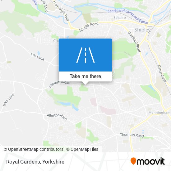 Royal Gardens map