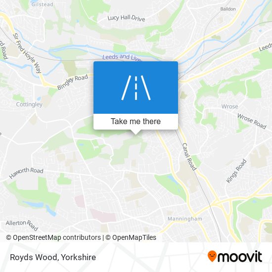 Royds Wood map