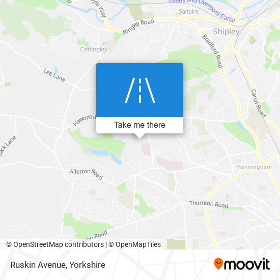 Ruskin Avenue map