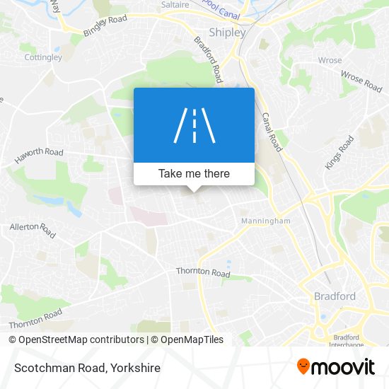 Scotchman Road map