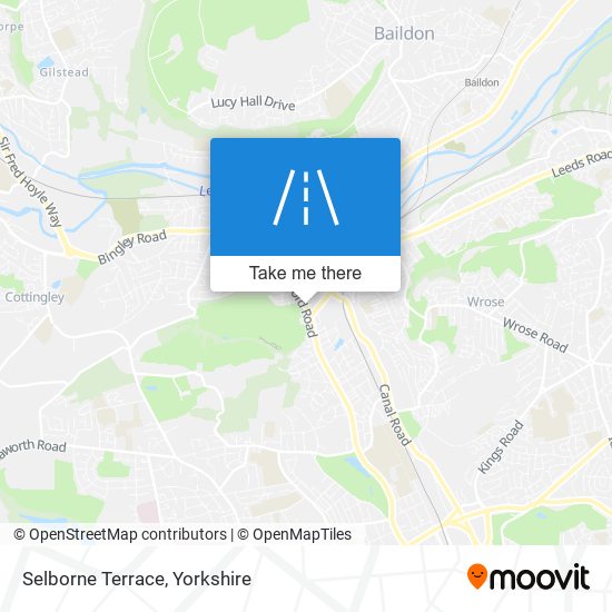 Selborne Terrace map