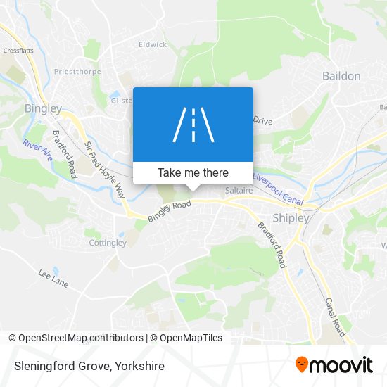Sleningford Grove map