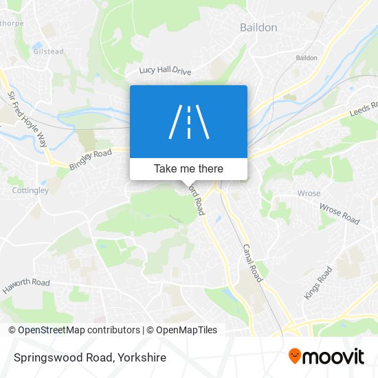 Springswood Road map