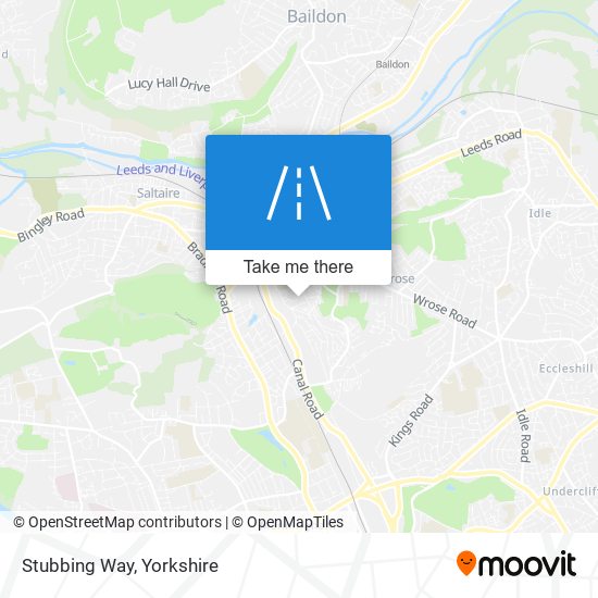 Stubbing Way map