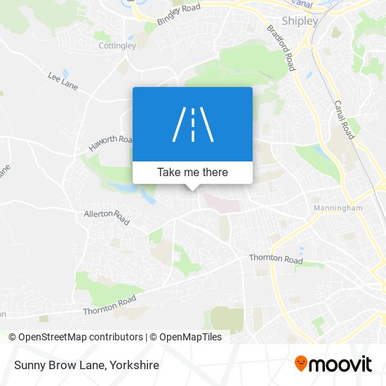 Sunny Brow Lane map