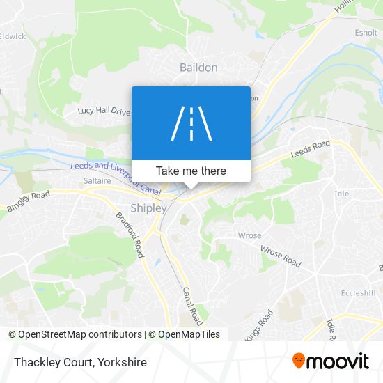 Thackley Court map