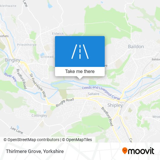 Thirlmere Grove map