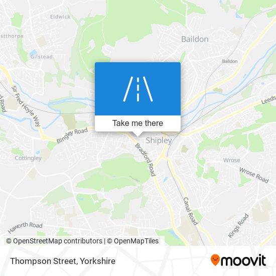 Thompson Street map