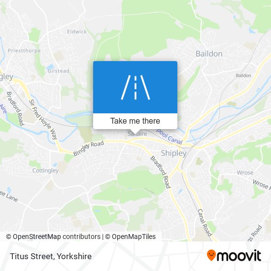 Titus Street map