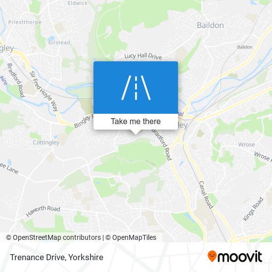 Trenance Drive map