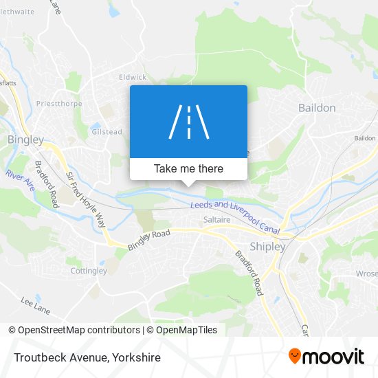 Troutbeck Avenue map
