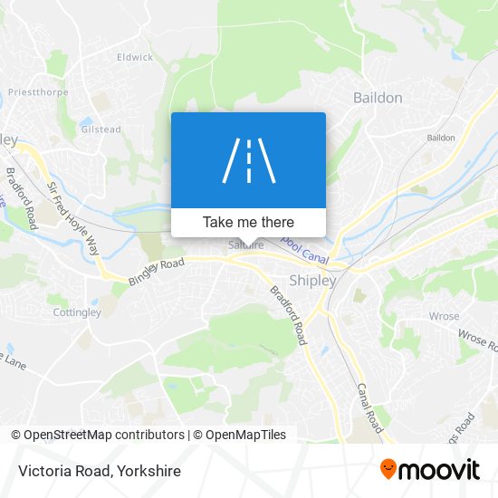 Victoria Road map