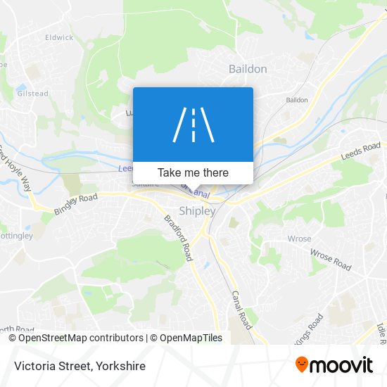 Victoria Street map