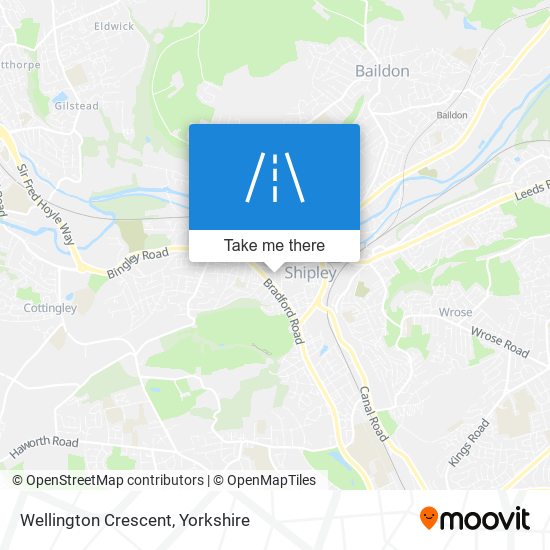 Wellington Crescent map