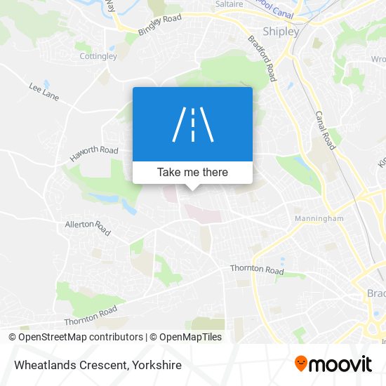 Wheatlands Crescent map