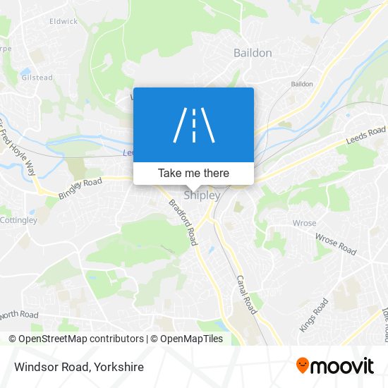 Windsor Road map