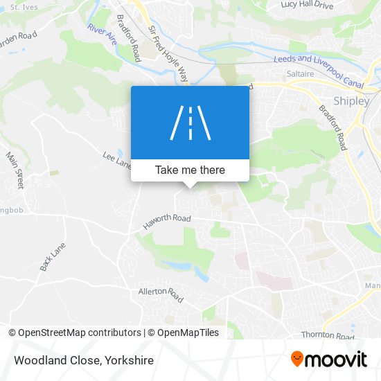 Woodland Close map