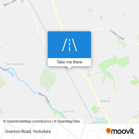 Overton Road map