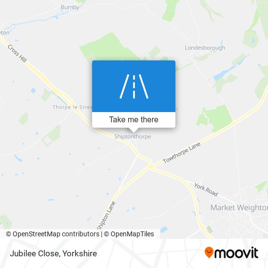 Jubilee Close map