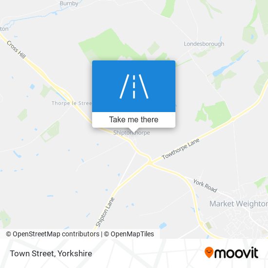 Town Street map