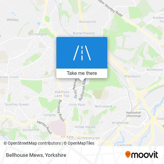 Bellhouse Mews map