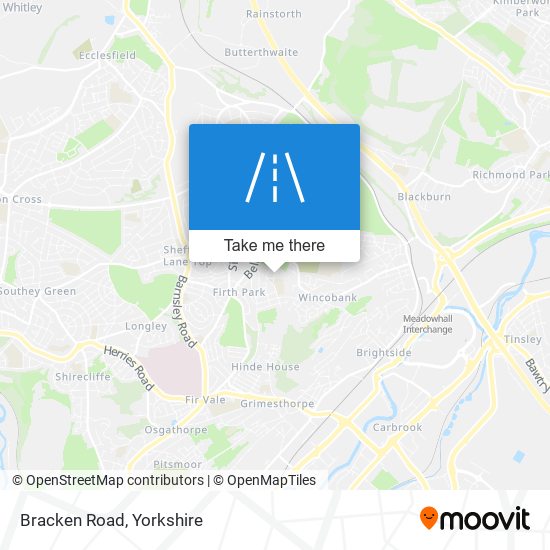 Bracken Road map