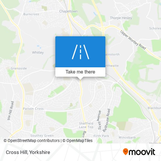 Cross Hill map