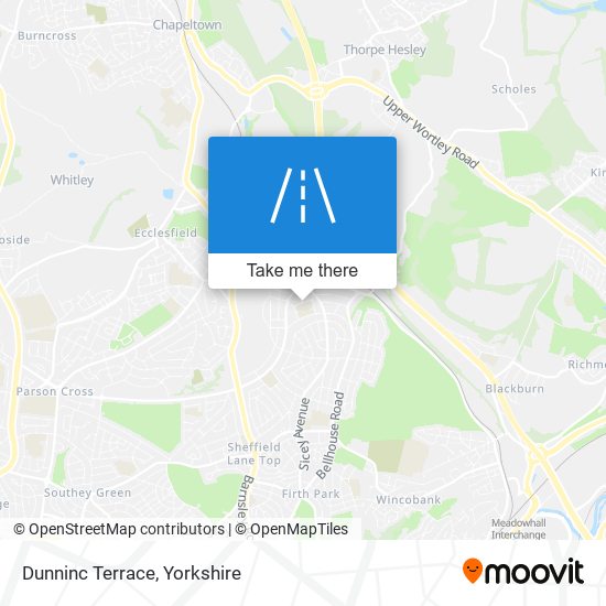 Dunninc Terrace map