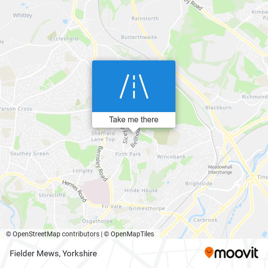 Fielder Mews map