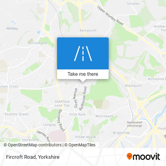 Fircroft Road map
