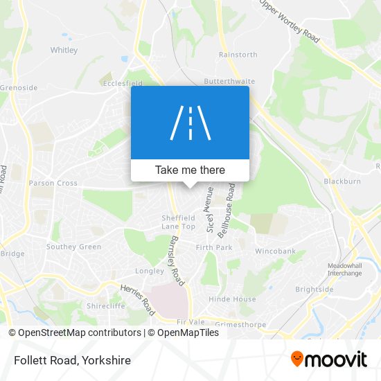 Follett Road map