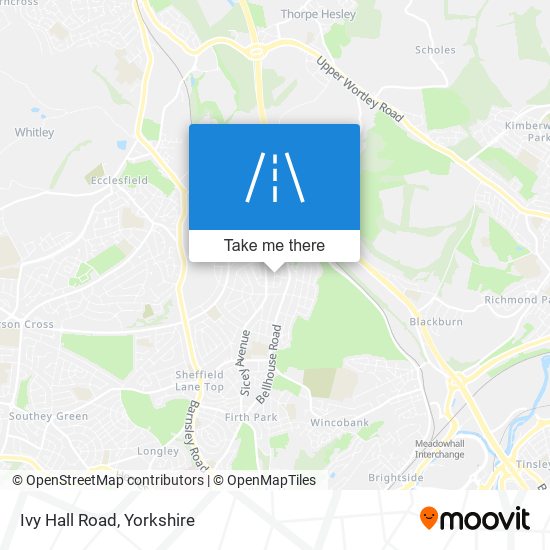 Ivy Hall Road map
