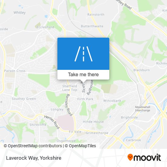 Laverock Way map