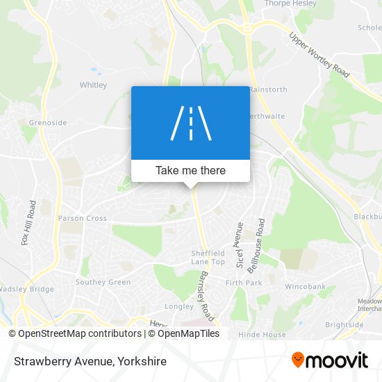 Strawberry Avenue map
