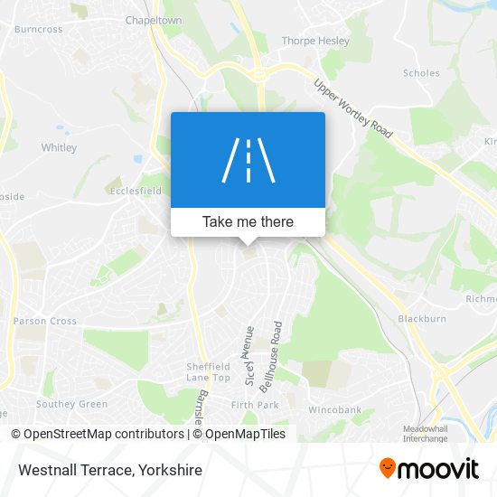 Westnall Terrace map