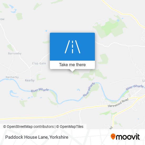 Paddock House Lane map