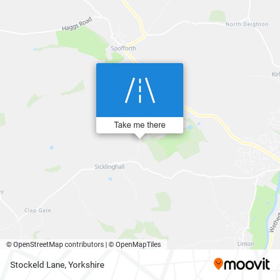 Stockeld Lane map