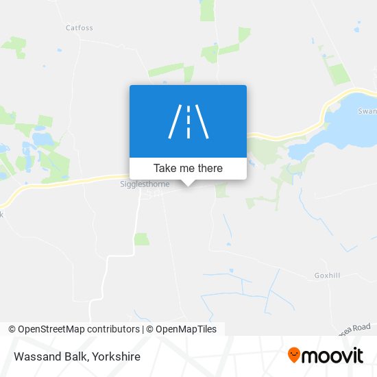 Wassand Balk map