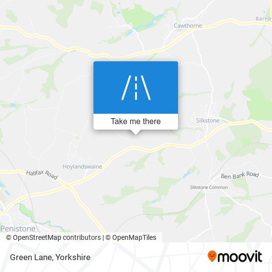 Green Lane map