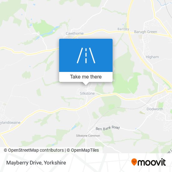 Mayberry Drive map