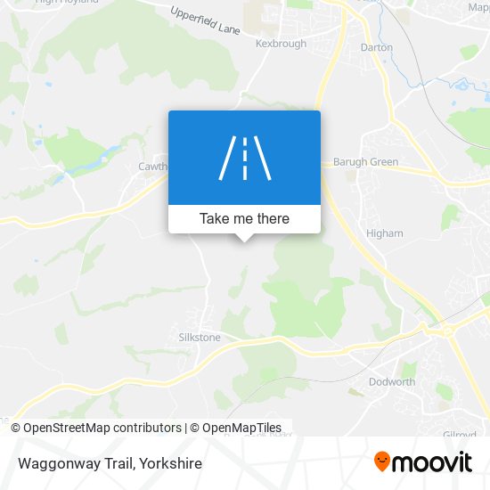 Waggonway Trail map