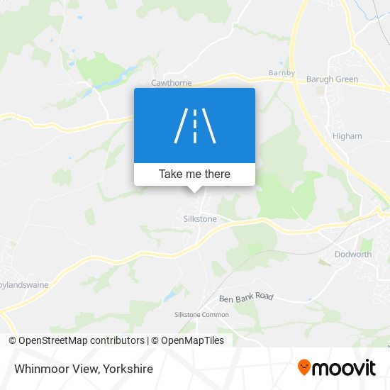 Whinmoor View map