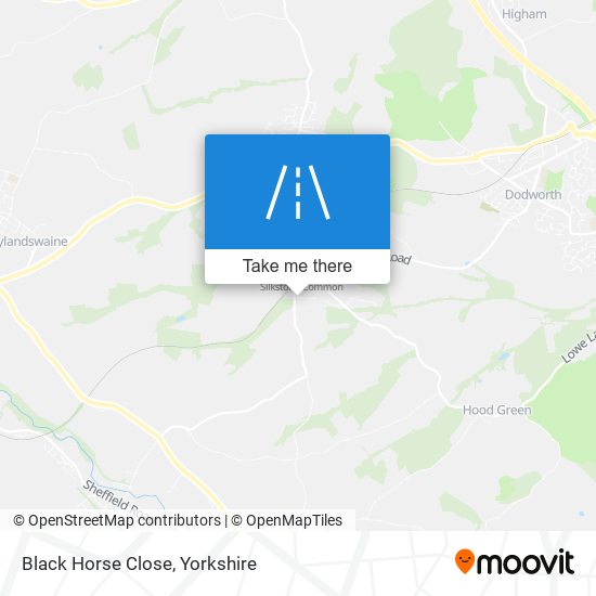 Black Horse Close map