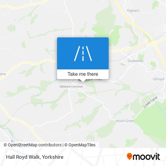 Hall Royd Walk map