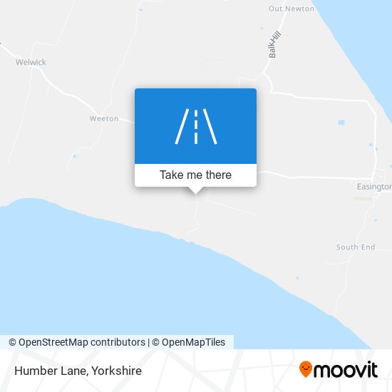 Humber Lane map
