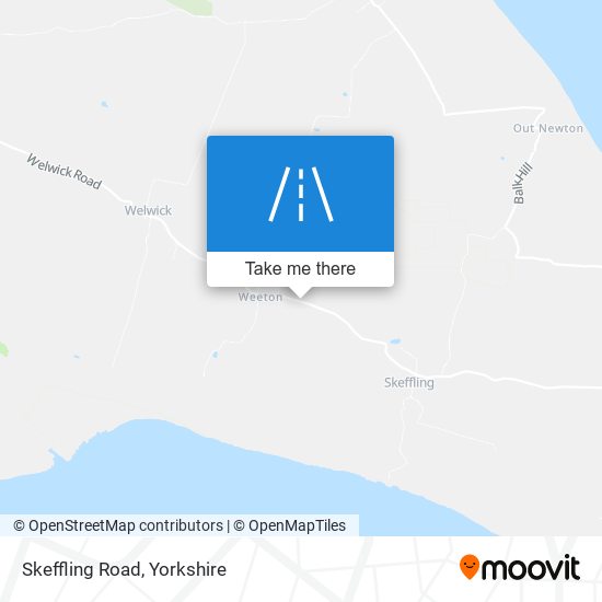 Skeffling Road map